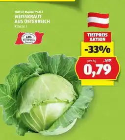 Hofer Weißkraut aus Österreich Angebot