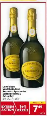 Billa La Gioiosa Valdobbiadene Prosecco Spumante Superiore DOCG Extra Dry Angebot