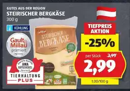 Hofer STEIRISCHER BERGKÄSE Angebot