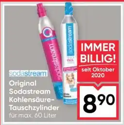 Maximarkt Original Sodastream Kohlensäure-Tauschzylinder Angebot