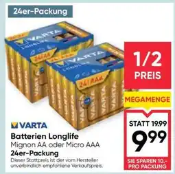 Maximarkt Batterien Longlife Angebot