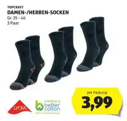 Hofer TOPCRAFT DAMEN-/HERREN-SOCKEN Angebot