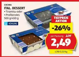 Hofer CUCINA ITAL. DESSERT Angebot