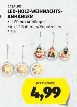 Hofer LED-HOLZ-WEIHNACHTS-ANHÄNGER Angebot