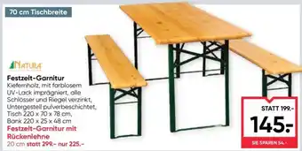 Maximarkt Festzelt-Garnitur Angebot