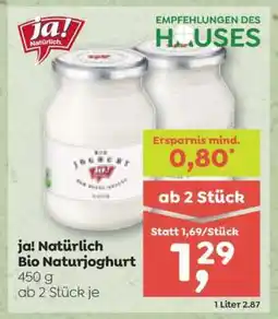 ADEG Ja! Natürlich Bio-Naturjoghurt Angebot