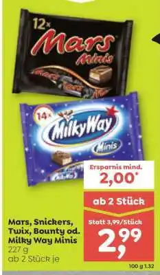 ADEG Mars, Snickers, Twix, Bounty od. Milky Way Minis Angebot