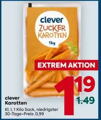 Billa clever Karotten Angebot