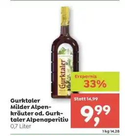 ADEG Gurktaler Milder Alpenkräuter od. Gurktaler Alpenaperitiv Angebot