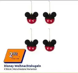 Action Disney Weihnachtskugeln Angebot