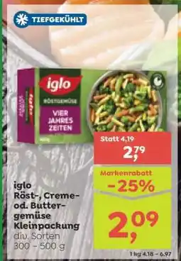 ADEG iglo Röst-, Creme- od. Buttergemüse Kleinpackung Angebot