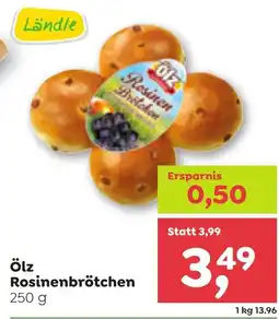 ADEG Ölz Rosinenbrötchen Angebot