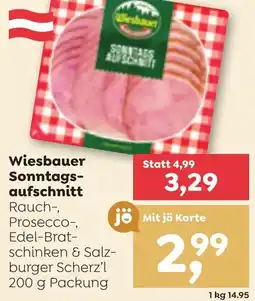 ADEG Wiesbauer Sonntags- aufschnitt Angebot