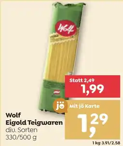 ADEG Wolf Eigold Teigwaren Angebot