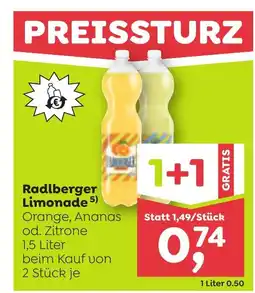 ADEG Radlberger Limonade Angebot