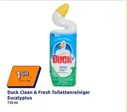 Action Duck Clean & Fresh Toilettenreiniger Eucalyptus Angebot