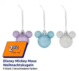Action Disney Mickey Maus Weihnachtskugeln Angebot