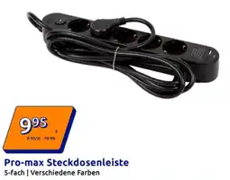 Action Pro-max Steckdosenleiste Angebot