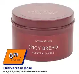Action Duftkerze in Dose Angebot