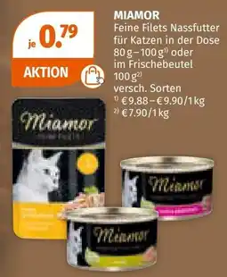 Müller MIAMOR Feine Filets Nassfutter für Katzen Angebot