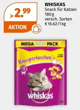 Müller Whiskas Snack für Katzen Angebot