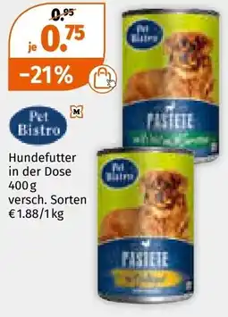 Müller Hundefutter in der Dose Angebot