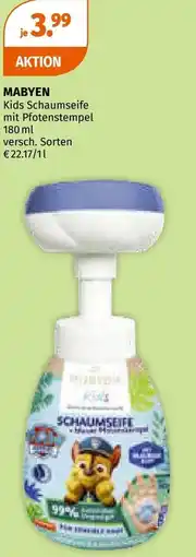 Müller Mabyen Kids Schaumseife mit Pfotenstempel Angebot