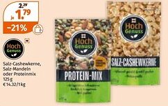 Müller Salz-Cashewkerne, Salz-Mandeln oder Proteinmix Angebot