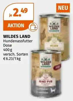 Müller WILDES LAND Hundenassfutter Dose Angebot