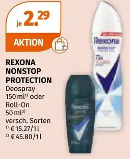 Müller REXONA NONSTOP PROTECTION Deospray Angebot