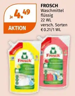 Müller FROSCH Waschmittel flüssig Angebot