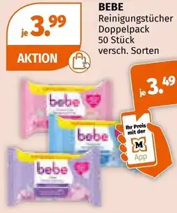 Müller BEBE Reinigungstücher Doppelpack Angebot