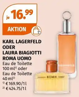 Müller Karl lagerfeld oder laura biagiotti roma uomo Angebot