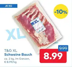 T&G Schweine Bauch Angebot