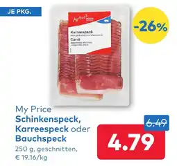 T&G My Price Schinkenspeck, Karreespeck oder Bauchspeck Angebot
