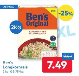 T&G Ben's Langkornreis Angebot