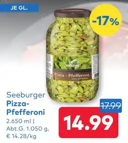 T&G Seeburger Pizza- Pfefferoni Angebot