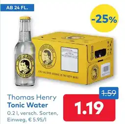 T&G Thomas Henry Tonic Water Angebot