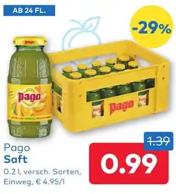 T&G Pago Saft Angebot
