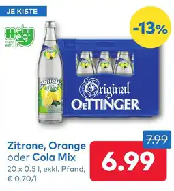 T&G Zitrone, Orange oder Cola Mix Angebot
