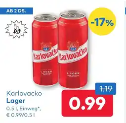 T&G Karlovacko Lager Angebot