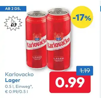 T&G Karlovacko Lager Angebot