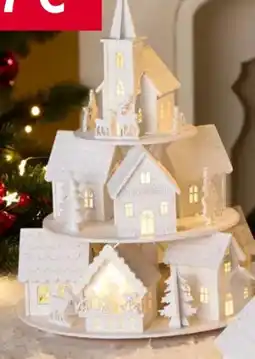 Woolworth LED-Holzetagere Angebot