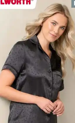 Woolworth Damen Satin Shirt Angebot