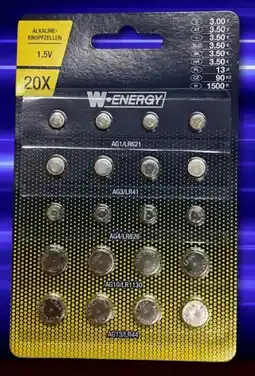 Woolworth W-Energy Knopfzellen-Set Angebot