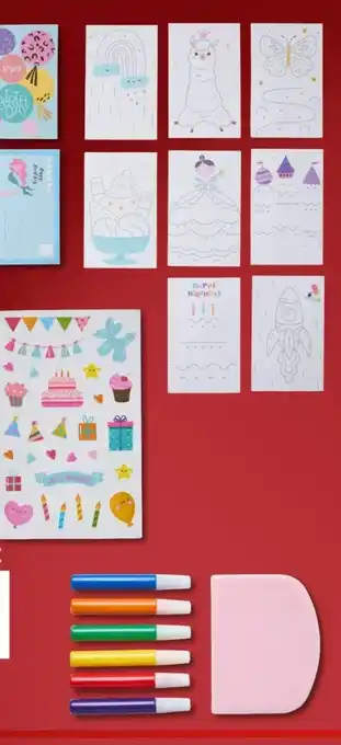 Woolworth Karten Malset Angebot