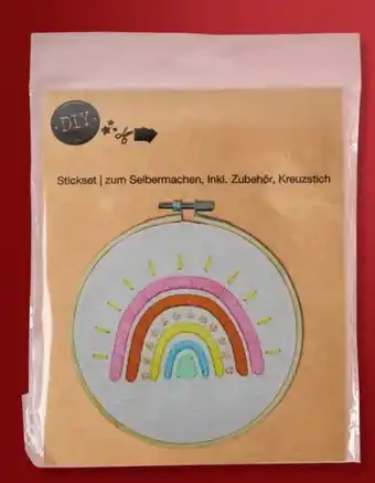 Woolworth Stickset Regenbogen Angebot