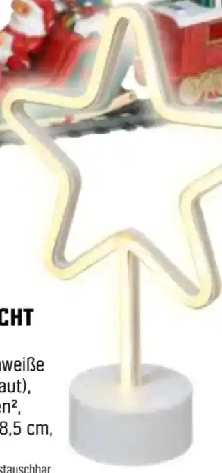 OBI LED-Neonlicht Stern Angebot