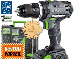 OBI Lux-Tools Akku-Bohrschrauber Mobile Werkstatt Angebot