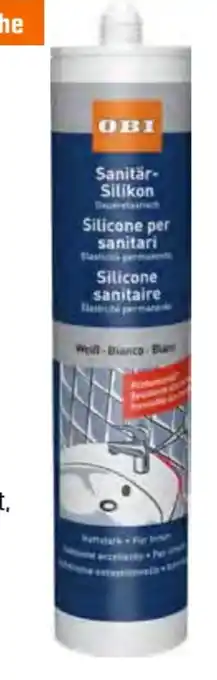 OBI Obi Sanitär-Silikon Angebot
